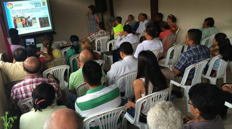 Concejales del GAD Santa Ana Realizaron Rendición de Cuentas