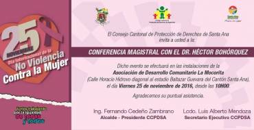 Brindarán taller por el Día de la No Violencia Contra la Mujer