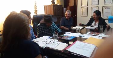 Comité de la Reconstrucción y alcaldía de Santa Ana analizan proyectos