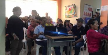 Habitantes de las 4 parroquias rurales de Santa Ana participaron de asambleas ciudadana para el presupuesto participativo 2020