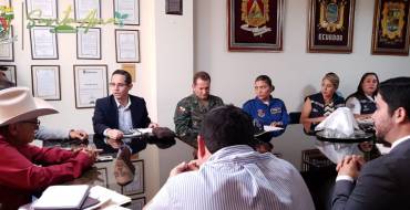 Autoridades coordinan acciones de seguridad en Santa Ana