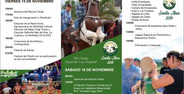 Feria Agropecuaria de Identidad Cultural Santa Ana 2019 se realizará durante 3 días